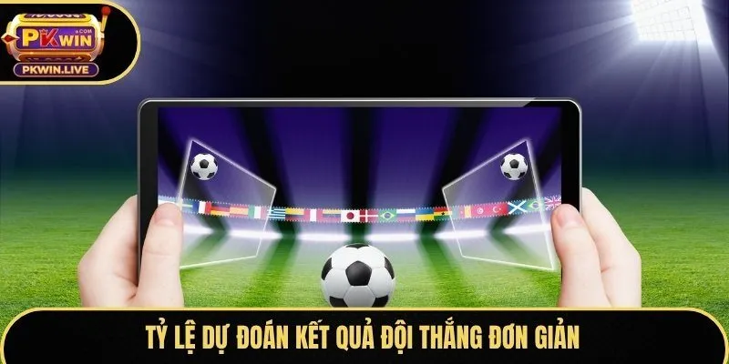 Tỷ lệ dự đoán kết quả đội thắng đơn giản